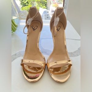 Rose gold sandal